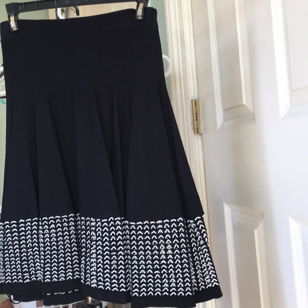 Jonathon Simkhai black pull on skirt